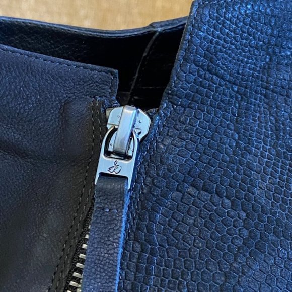 Sam Edelman Macon Black Leather Ankle Boots - Picture 9 of 9